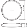 Светильник светодиодный декоративный JAZZWAY 5060920 PPB OPAL 48Вт 6500К WH d370X55 IP20 настенно-потолочный бытовой